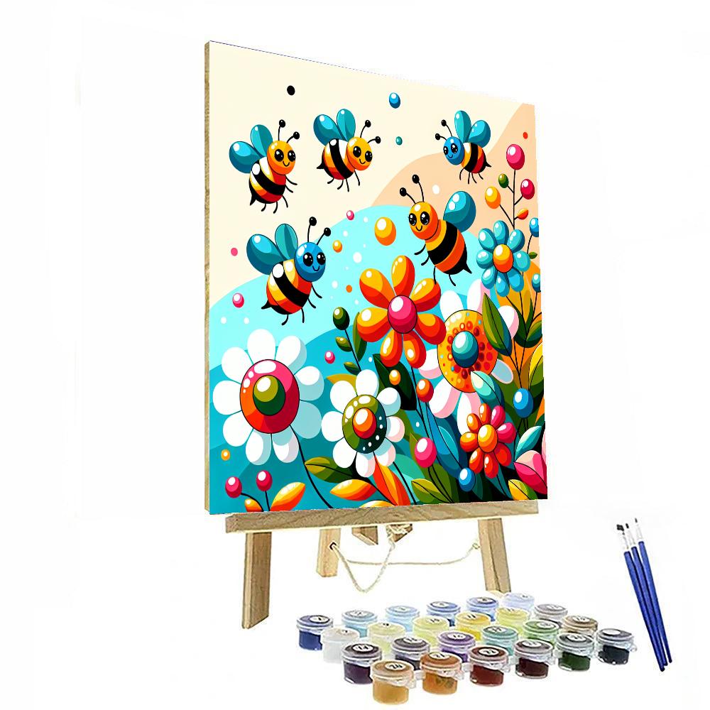 Buzzing Bees Paint By Numbers Kits