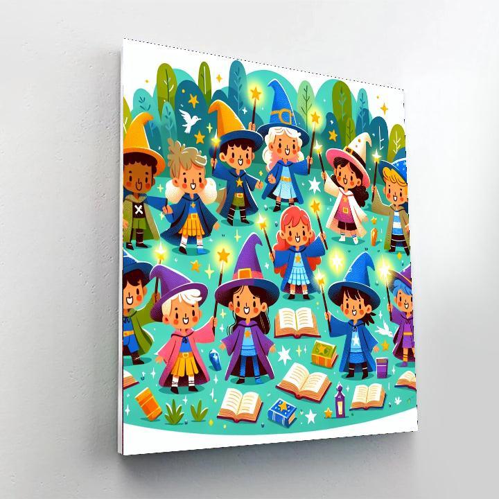 Wizard's Spellbound Quest Painting Number Kit