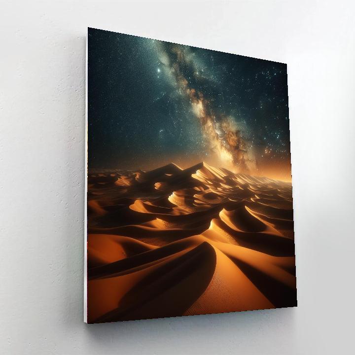 Starlit Desert Dreamscape Paint By Color