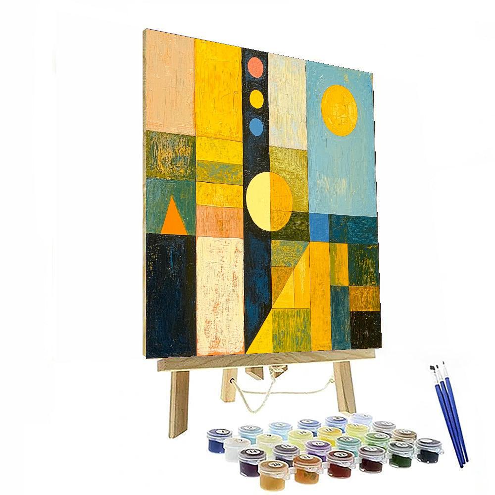 Paul Klee Inspired Rhythm Of Whimsy  Paint By Number