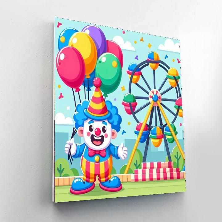 Colorful Carnival Funfair Paint By Color