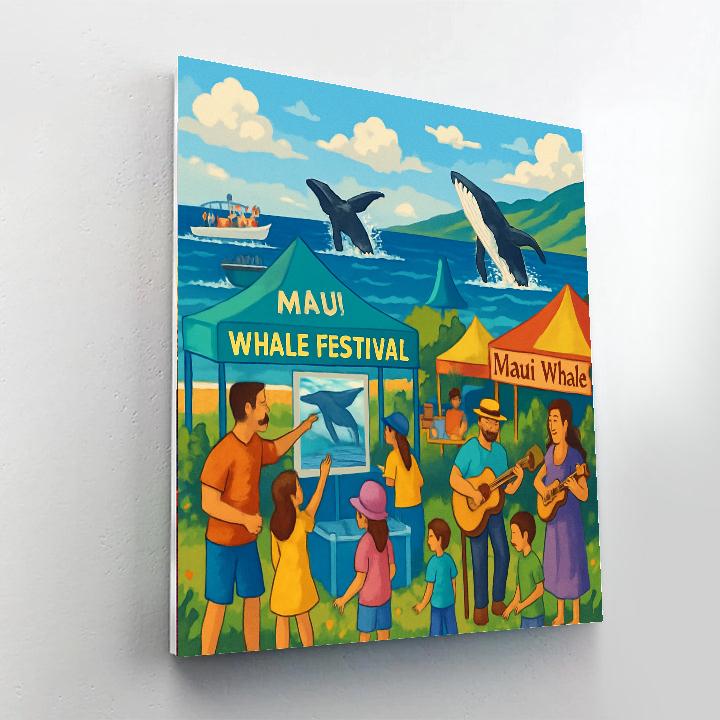 Maui Whale Festival - Usa Paint By Number