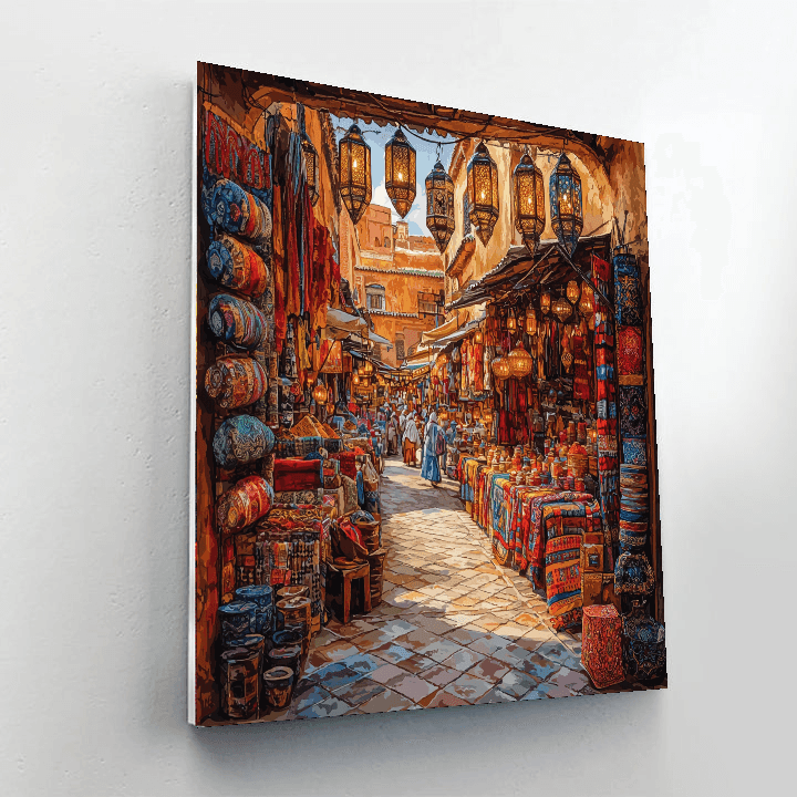 Marrakech Souks DIY Paint By Numbers