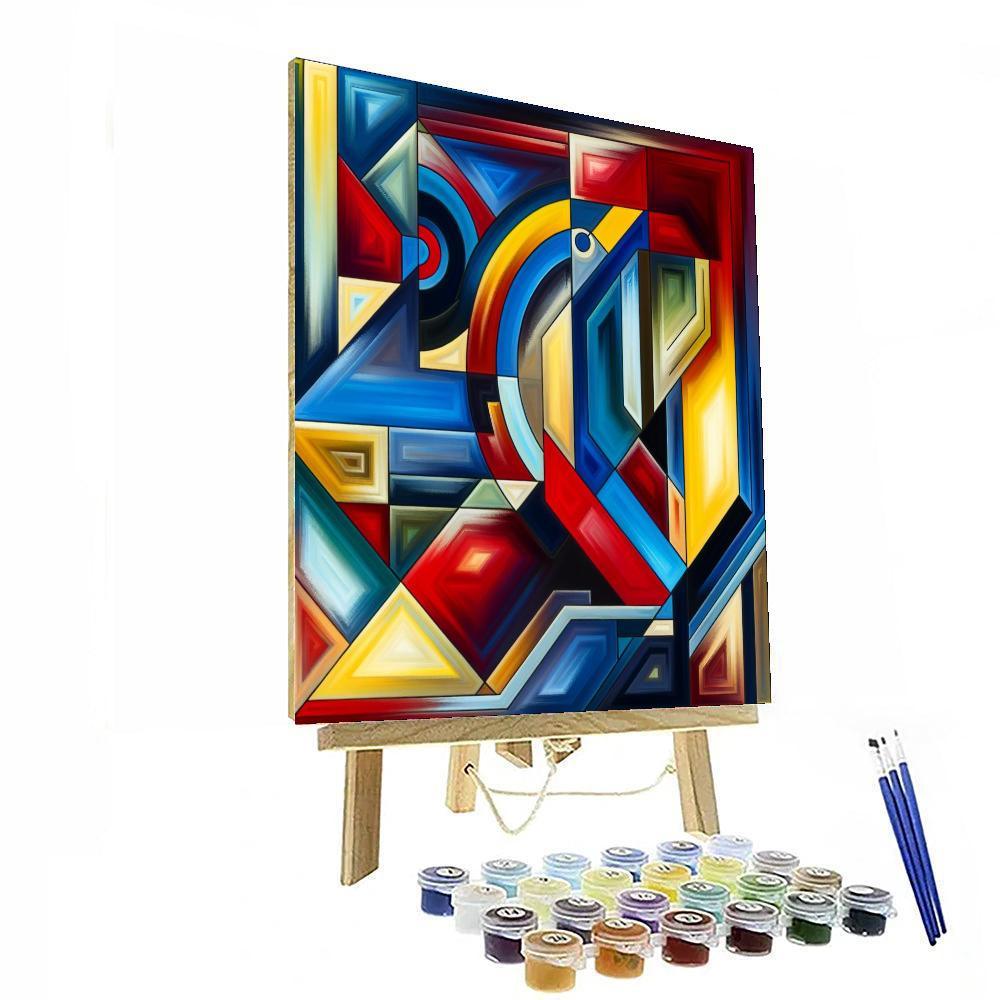 Bold Geometric Vibrance Paint By Numbers Kits