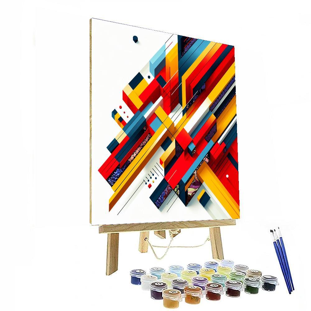 Bold Abstract Dreams Painting Number Kit