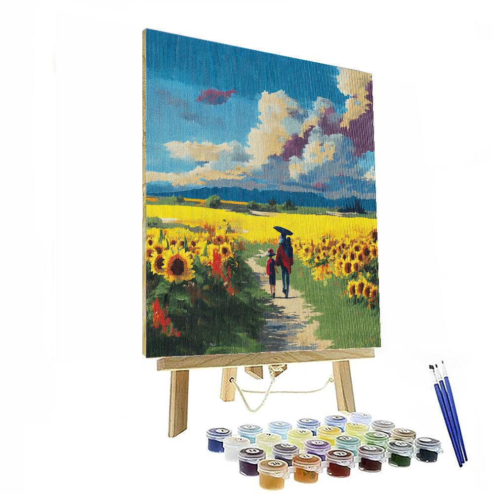 Sunlit Garden Walk Paint By Numbers Kits