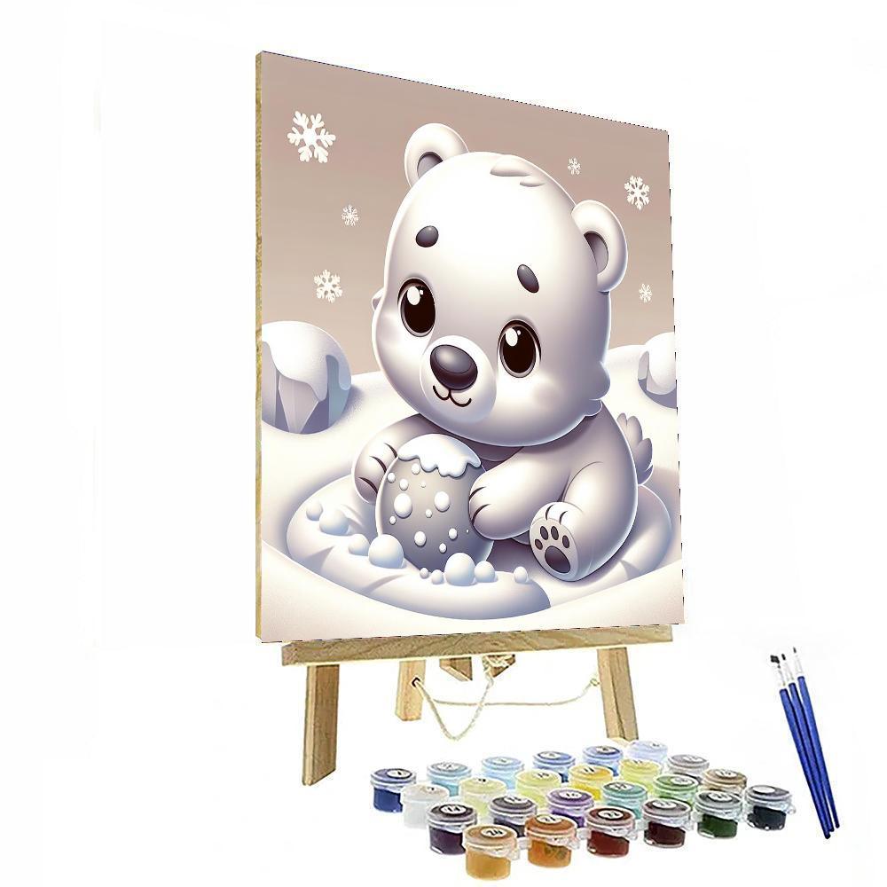 Polar Bear Adventure Painting By Numbers Kit