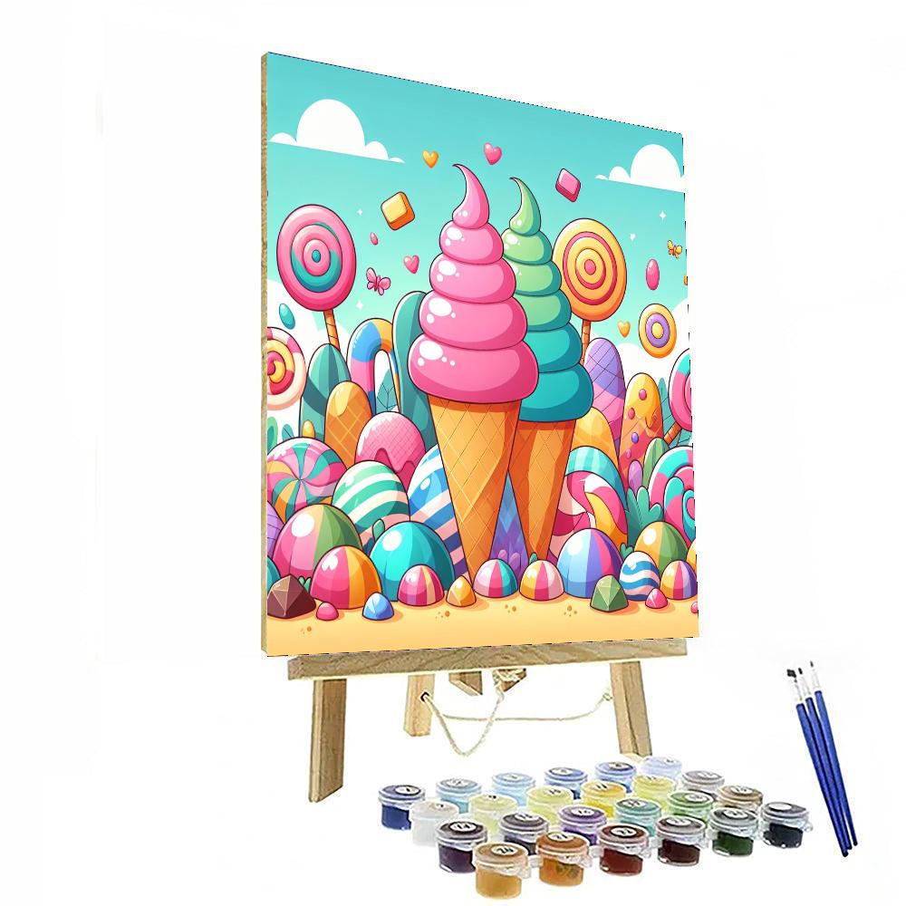 Ice Cream Wonderland Paint By Number