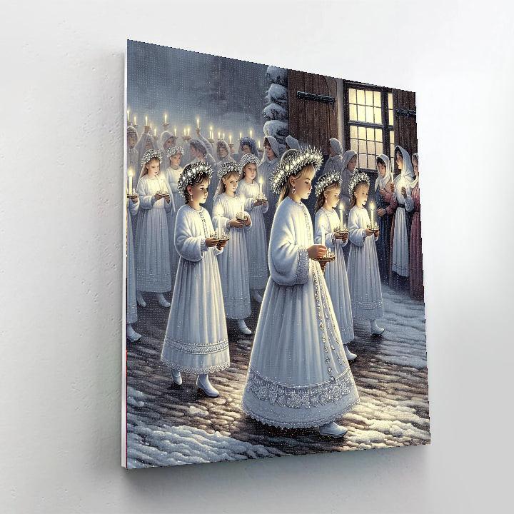 Day Of Saint Lucia - Sweden Paint By Numbers Kits