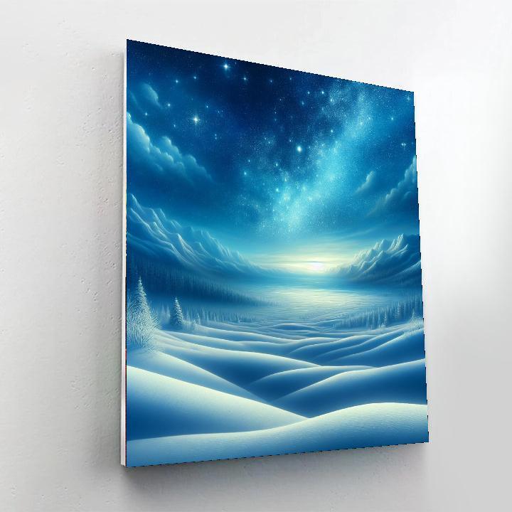 Mysterious Winter Night Paint By Number