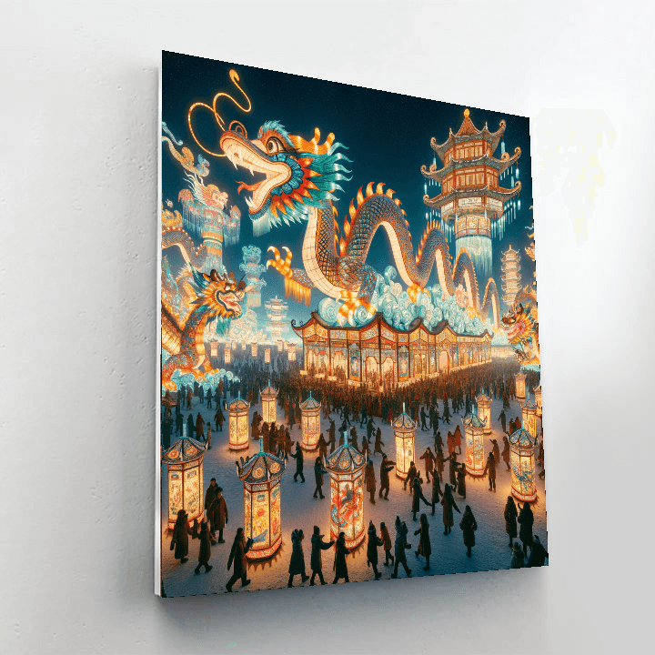 Harbin Lantern Festival - China Number Painting