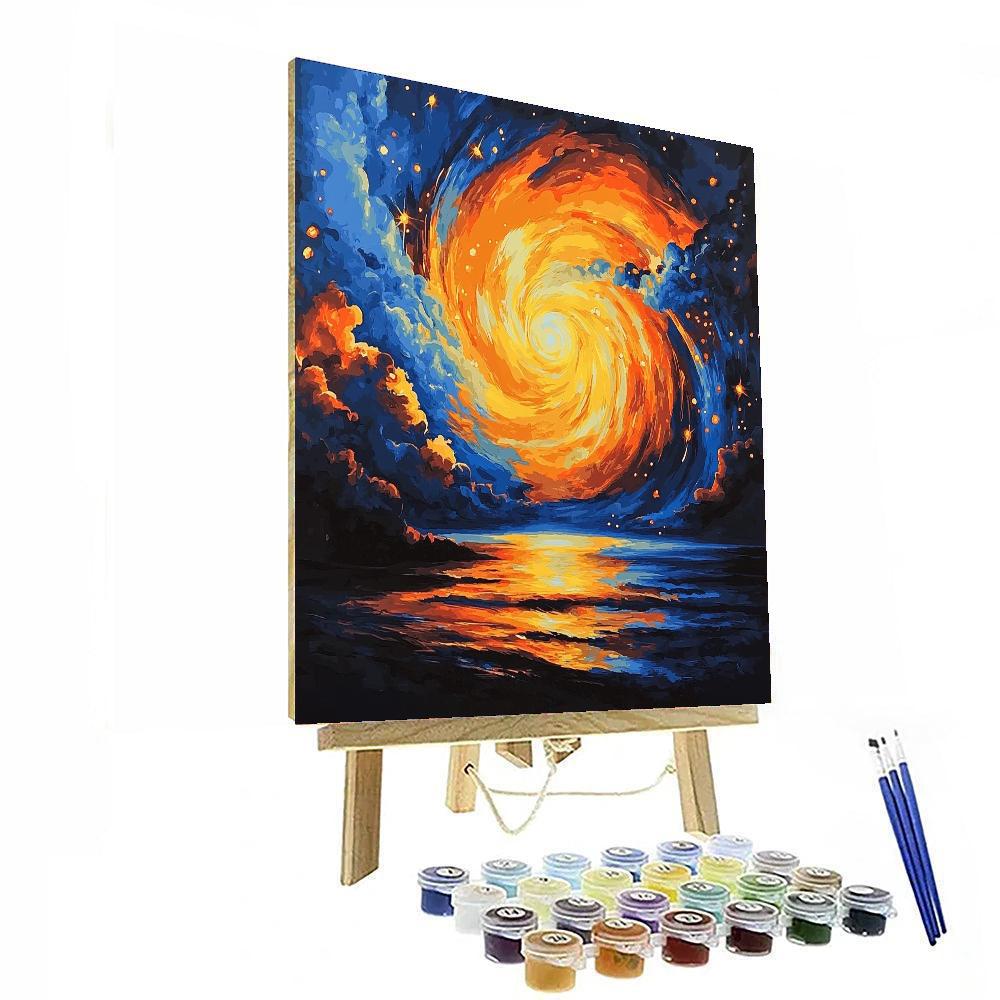 Michelangelo Inspired Celestial Radiance  Paint By Numbers