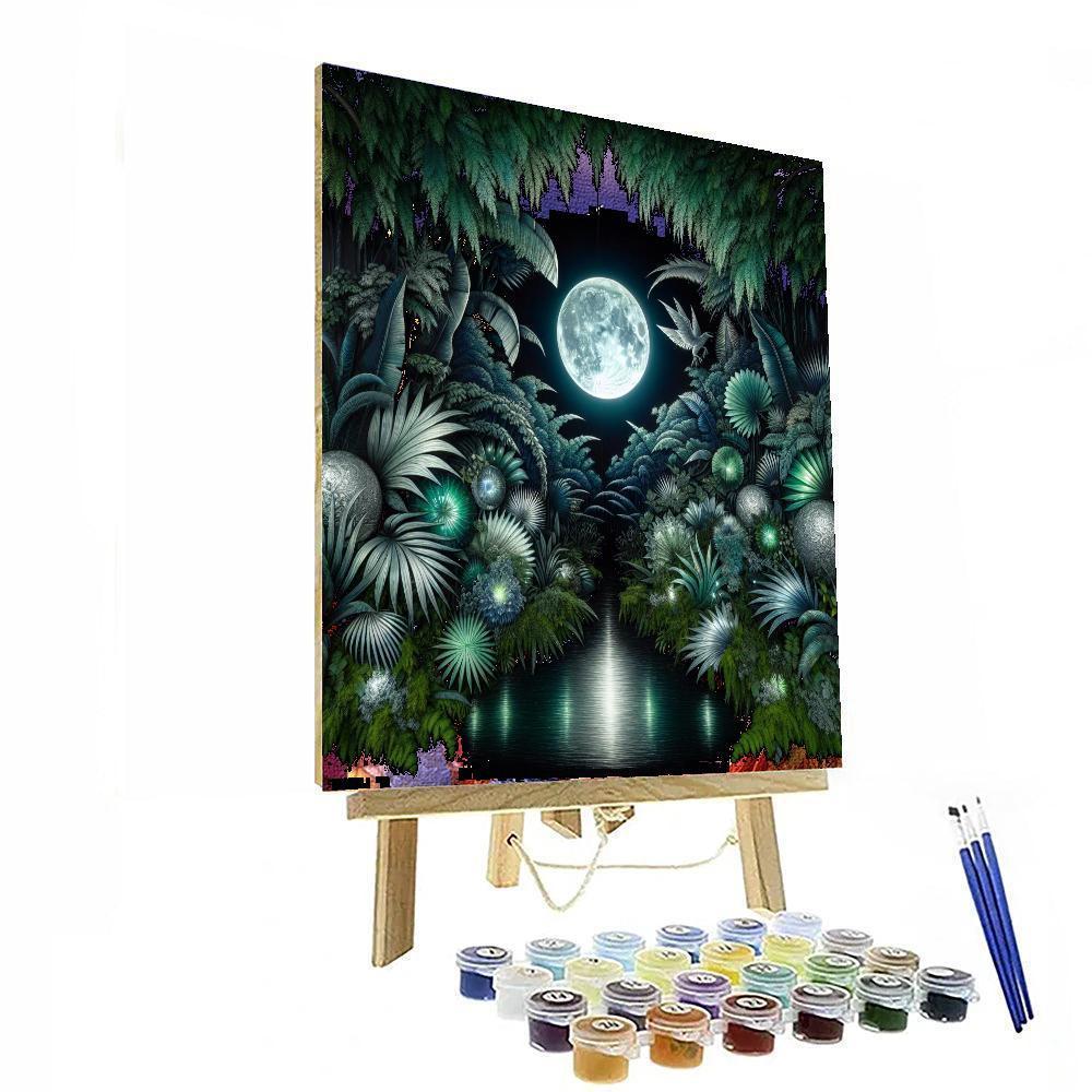 Moonlit Jungle Paint By Color