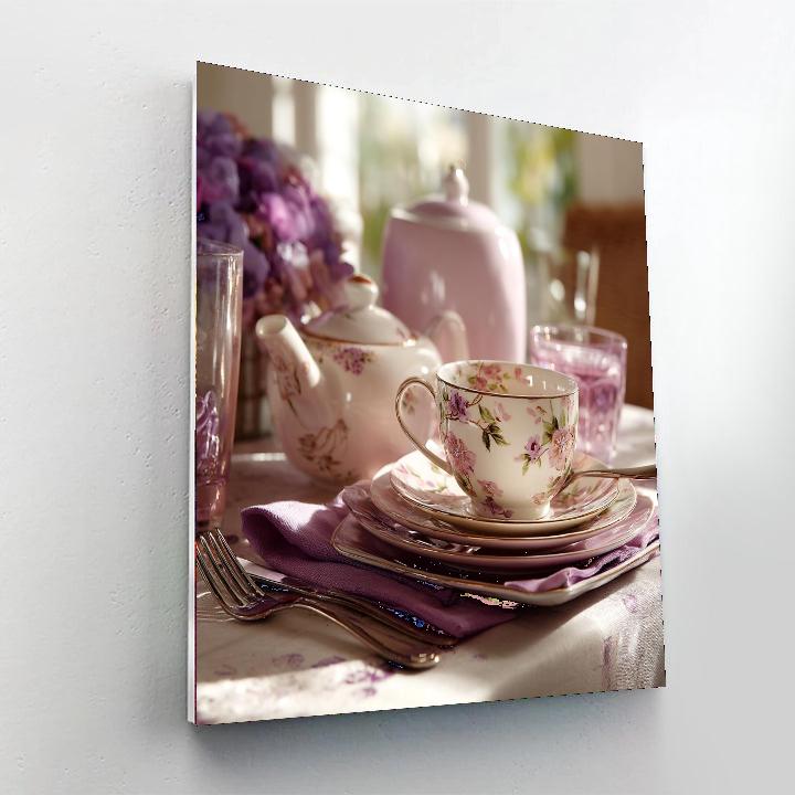 Tea For Two Number Painting