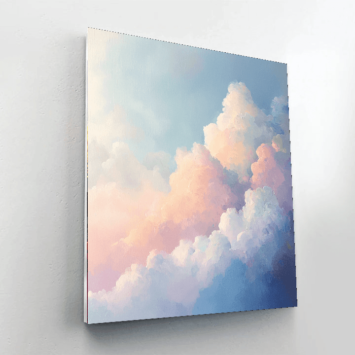 Claude Monet Inspired Dreamy Clouds  Paint By Numbers Art