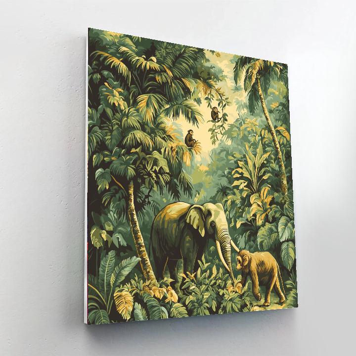 Henri Rousseau Inspired Whimsical Wilds  Paint By Numbers Kits