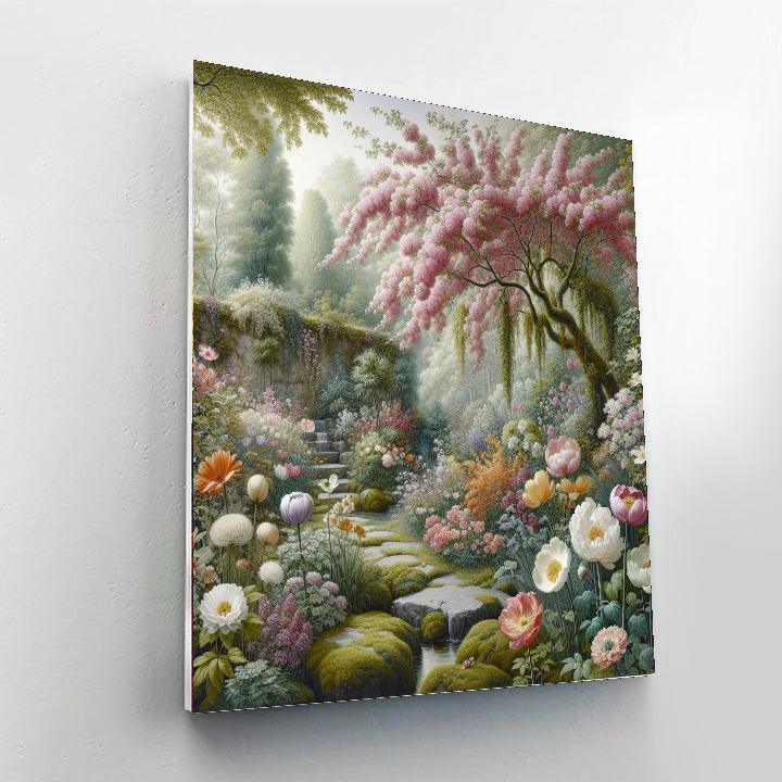 Enchanted Bell Garden Paint By Number
