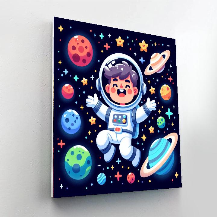 Joyful Space Explorer Numbered Painting Kits