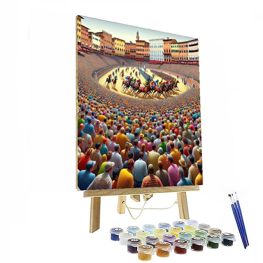 Il Palio Di Siena - Italy Paint By Color