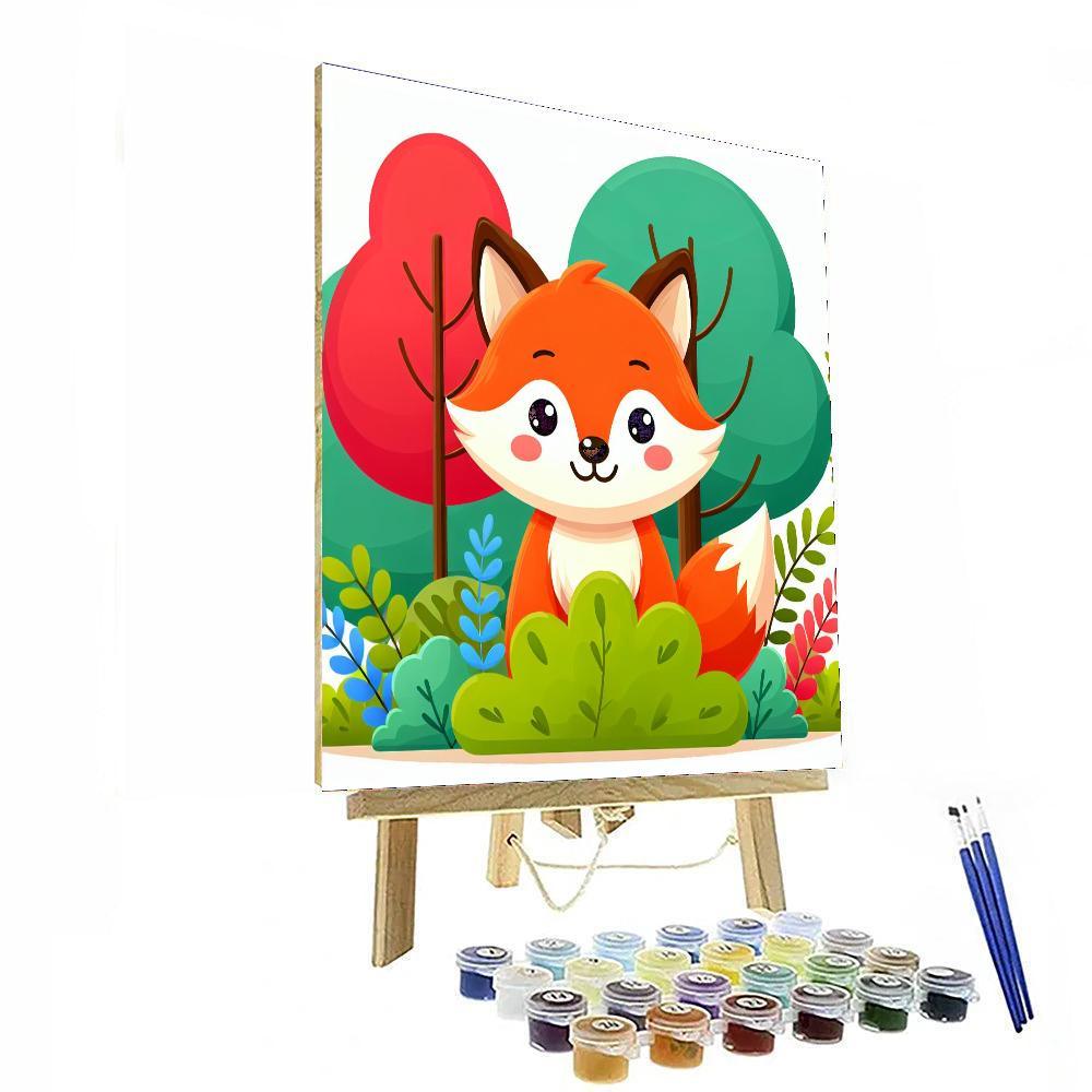 Curious Fox Kit Paint By Number