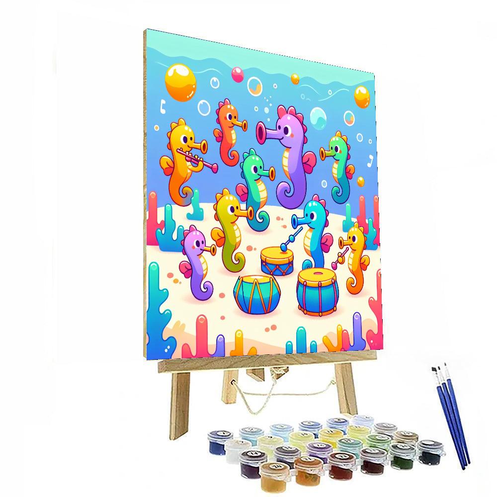 Seahorse Serenade Paint By Numbers