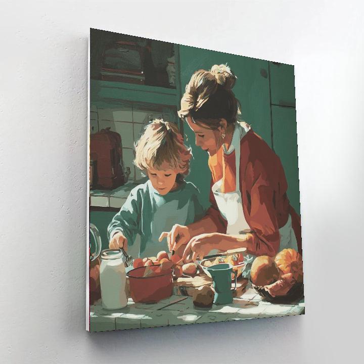 Bonding Over Breakfast Numbered Painting Kits