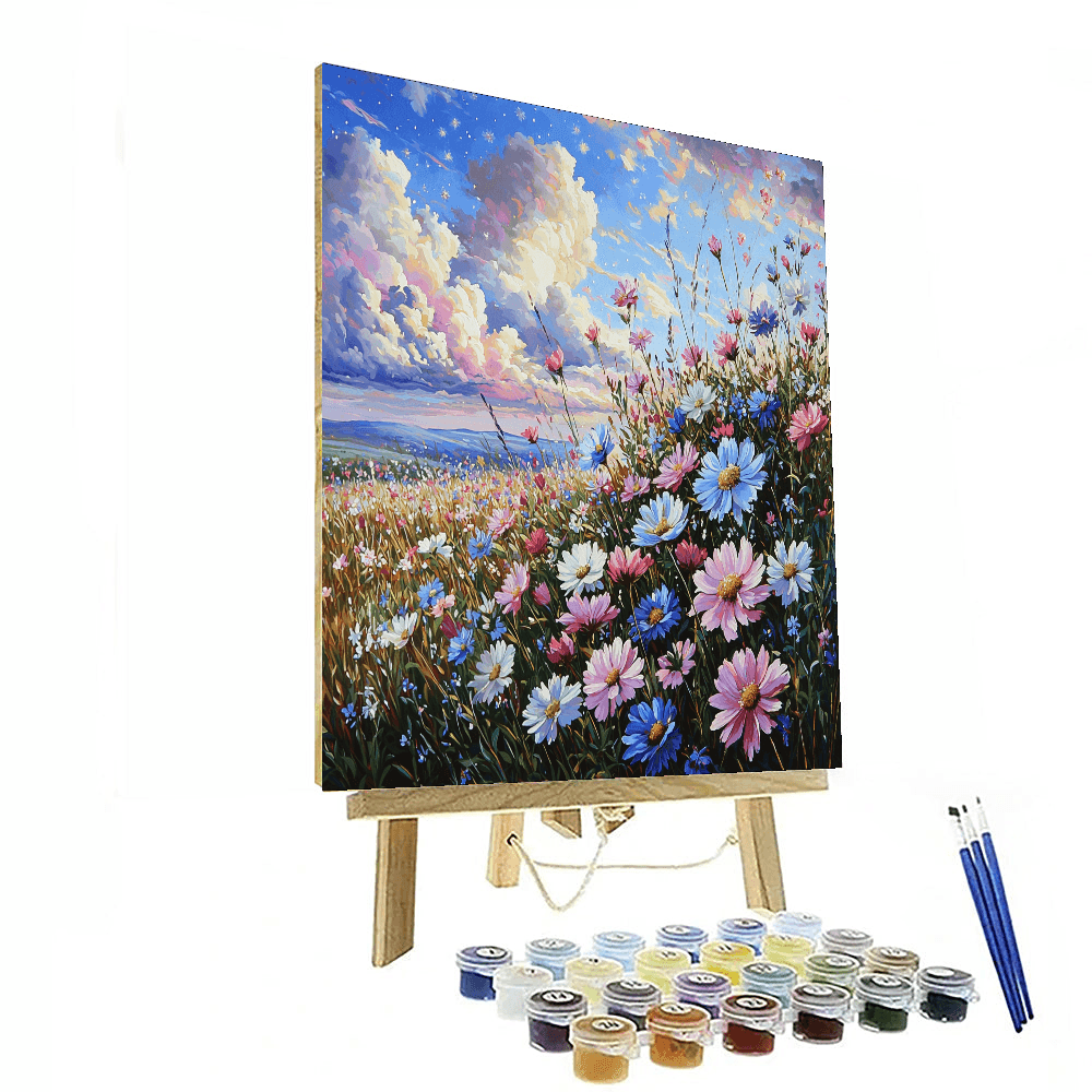 Sandro Botticelli Inspired Celestial Meadow Blossoms  Paint By Numbers Kits