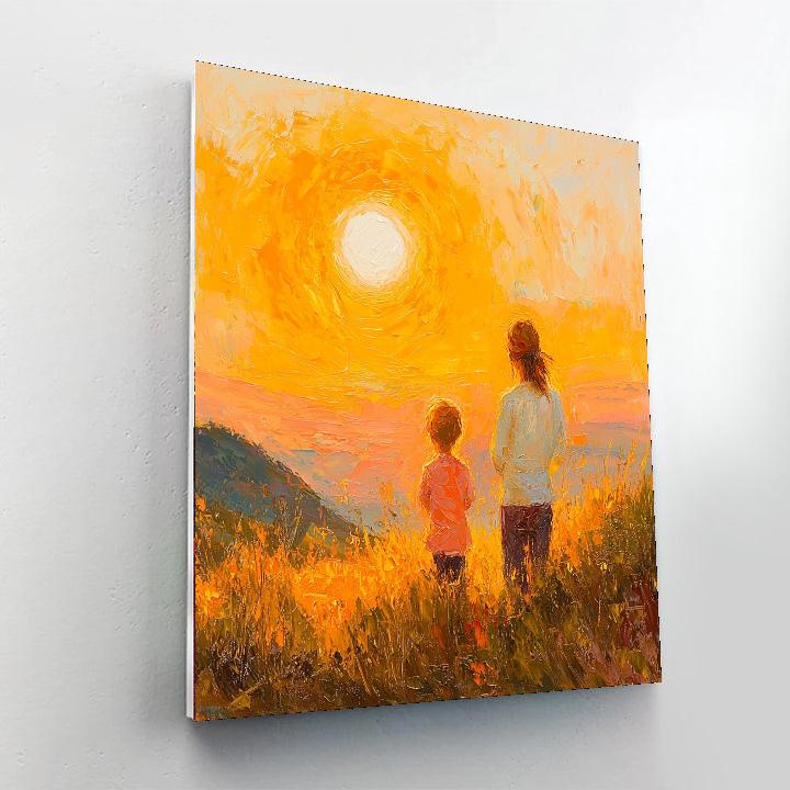 Sunlit Hopes Painting Number Kit