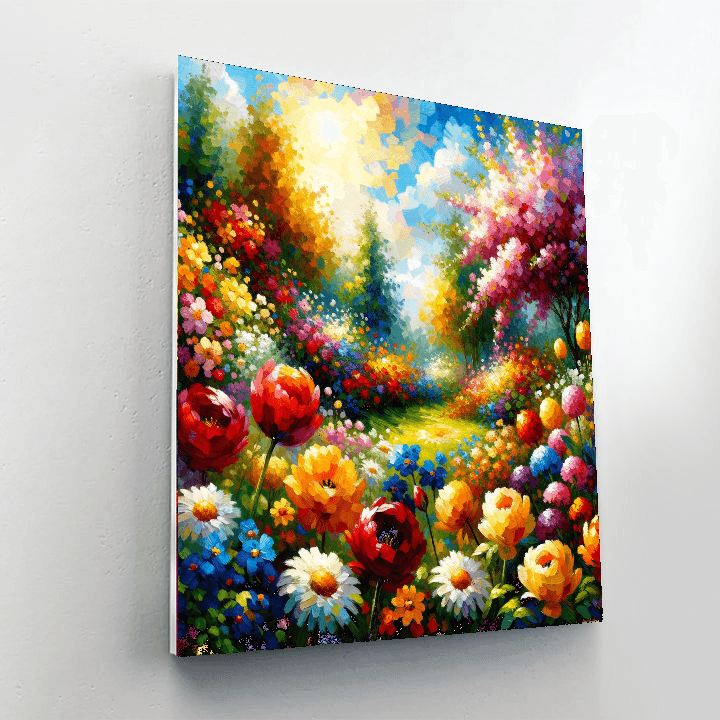 Spring Blossoms In Full Bloom Paint By Numbers Kits