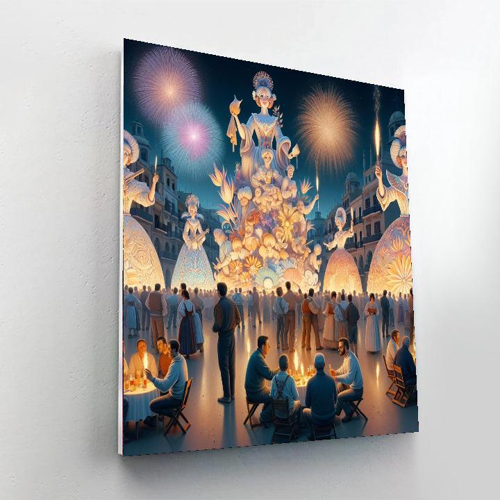 Valencia Fallas Paint By Color