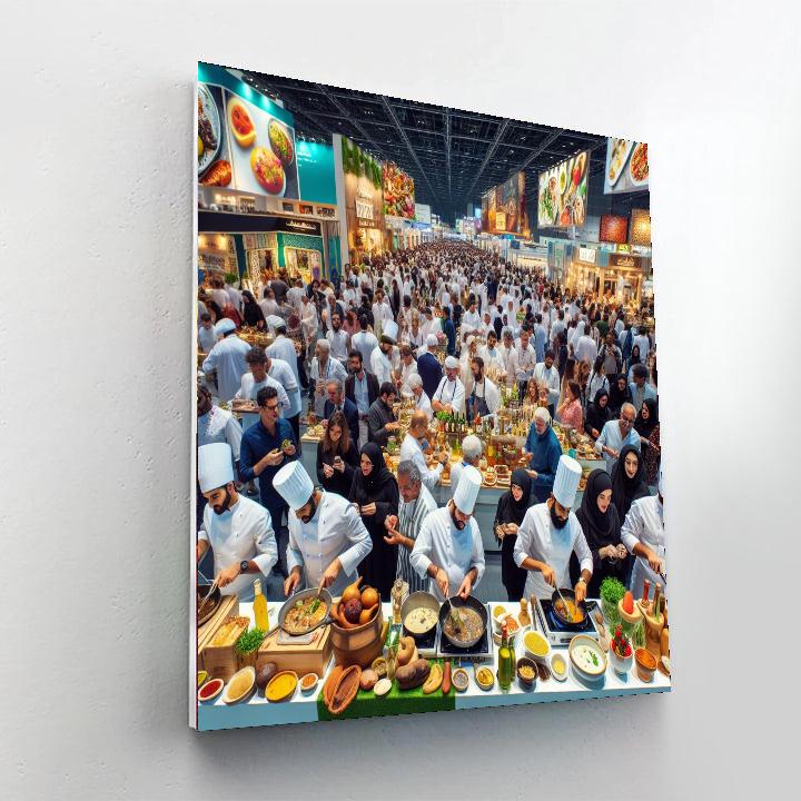 Gulfood Festival - Uae Paint By Numbers Art