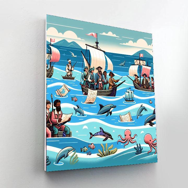 Ocean Treasure Odyssey Paint By Numbers Kits