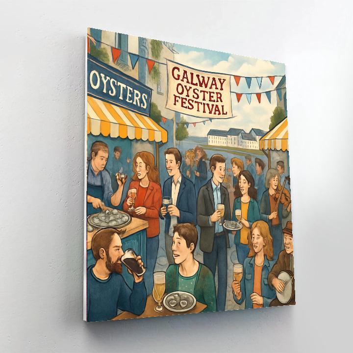 Galway Oyster Festival - Galway Number Painting