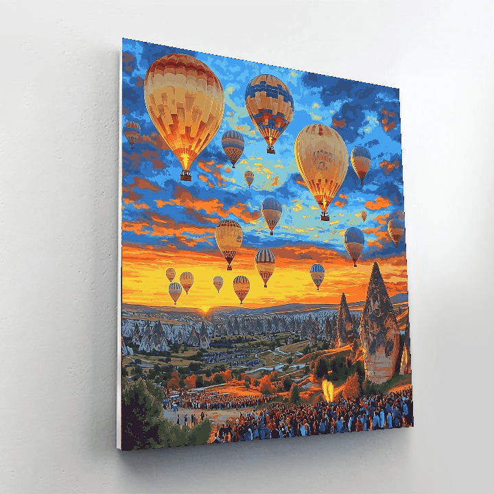 Cappadocia Balloon Festival Paint By Numbers