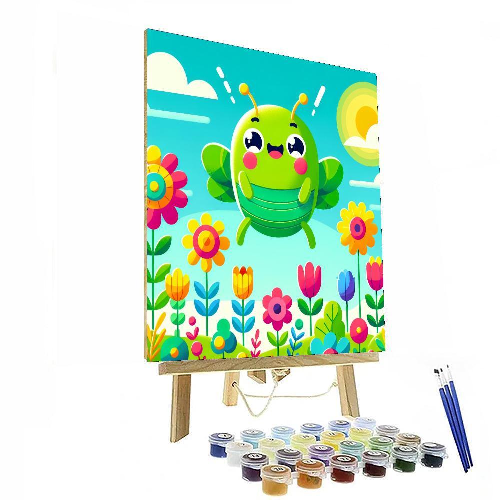 Bouncing Beetle Paint By Number