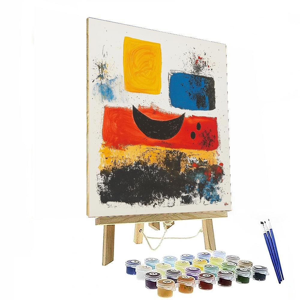Joan Miró Inspired The Journey Within  Painting Number Kit
