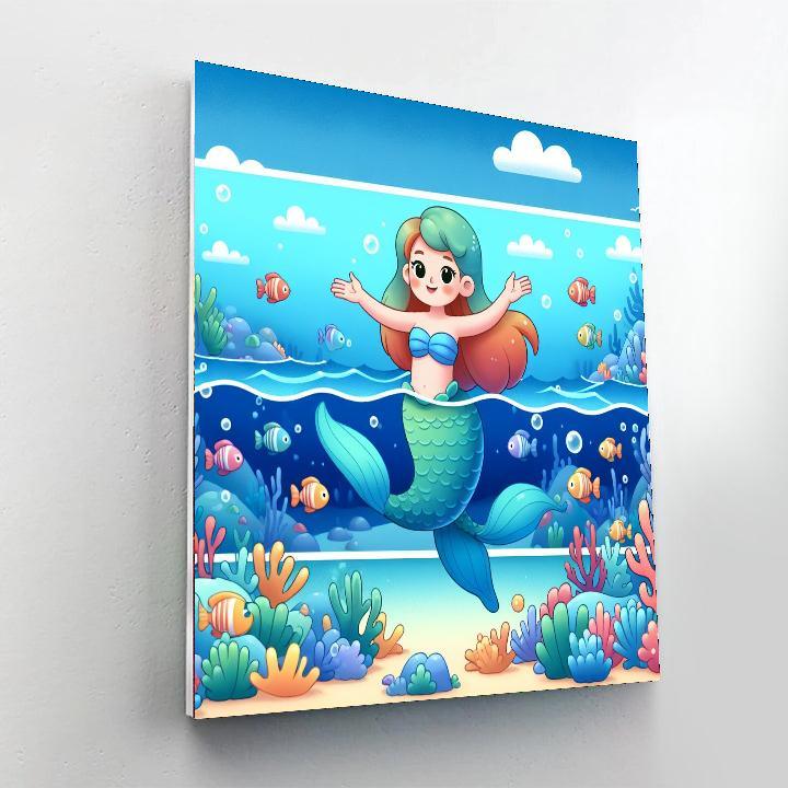 Magical Mermaid Journey Paint By Numbers Kits