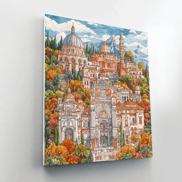 Piranesi Inspired Historical Treasures Of Time  Painting By Numbers Kit