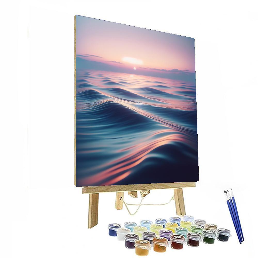 Calming Ocean Breeze Number Painting