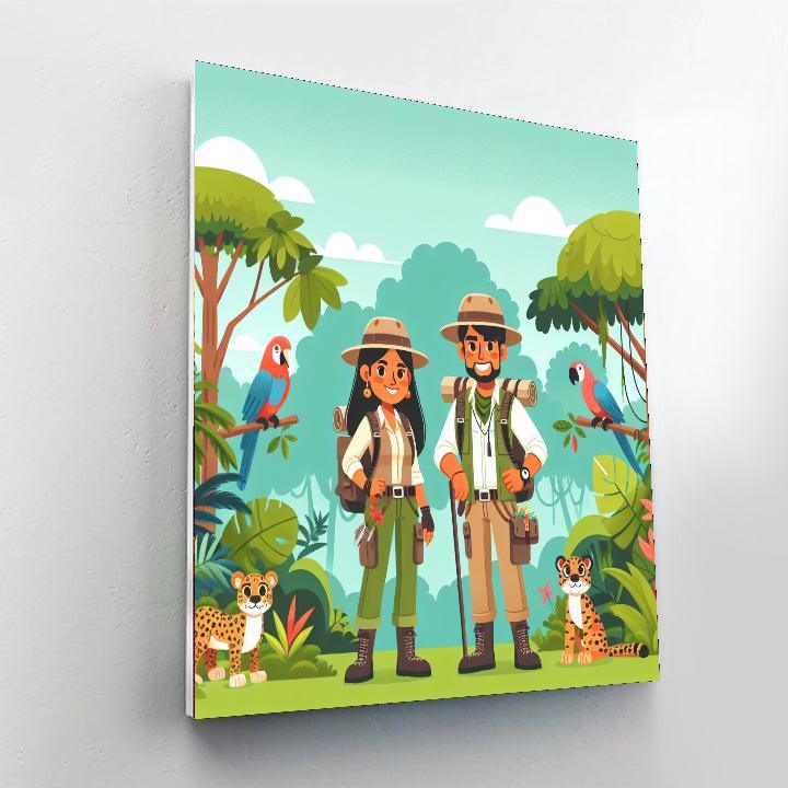 Tropical Rainforest Quest Paint By Numbers Kits