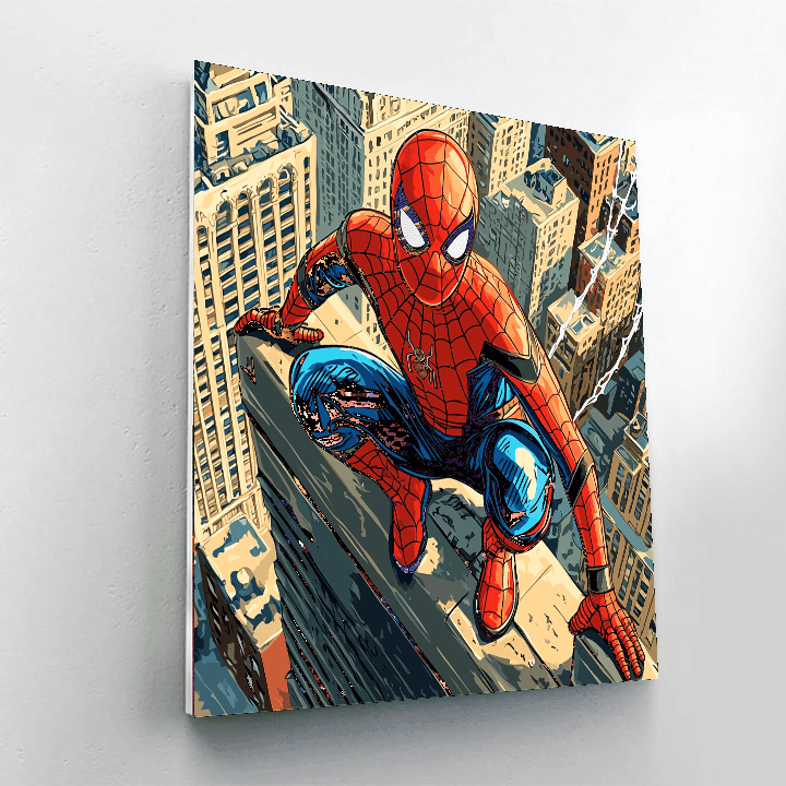 Tom Holland: Swinging Through The Marvel Universe Numbered Painting Kits