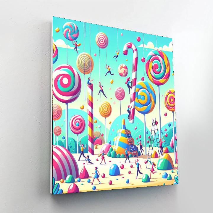 Charming Candy Wonderland Paint By Numbers