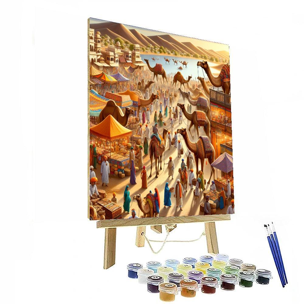 Camel Fair - India Numbered Painting Kits