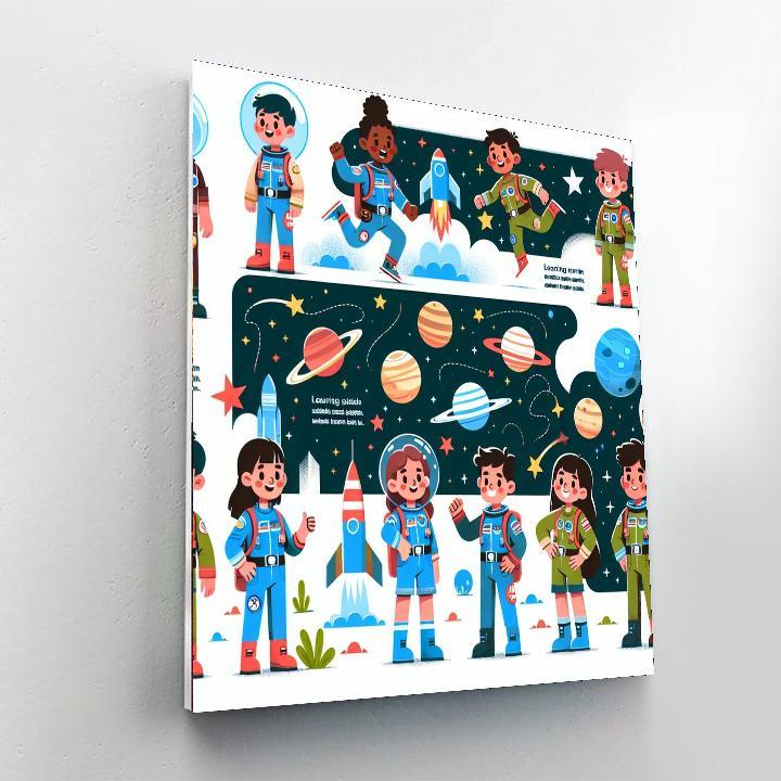 Space Ranger Missions Numbered Painting Kits