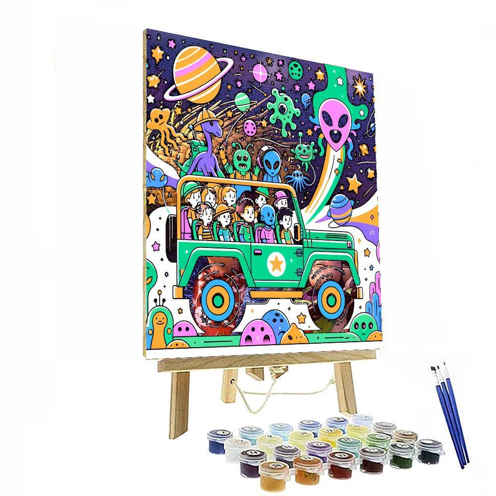 Space Odyssey Safari Paint By Numbers
