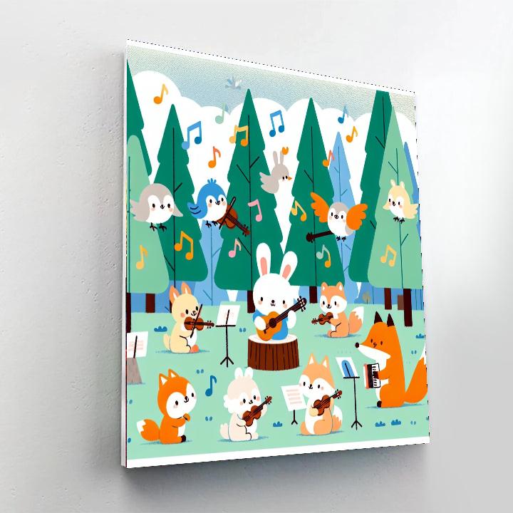 Forest Fantasia Orchestra Painting By Numbers Kit