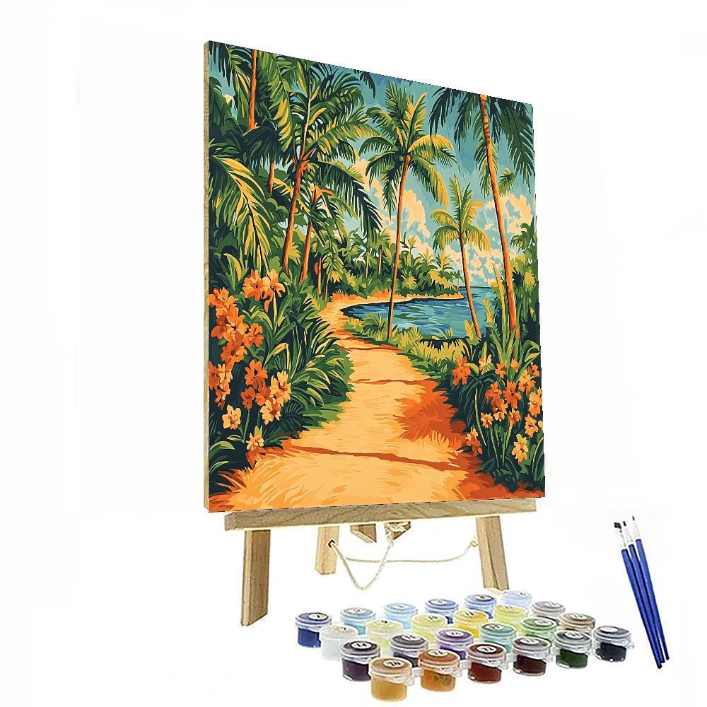 Paul Gauguin Inspired Tropical Oasis Dream  Paint By Numbers