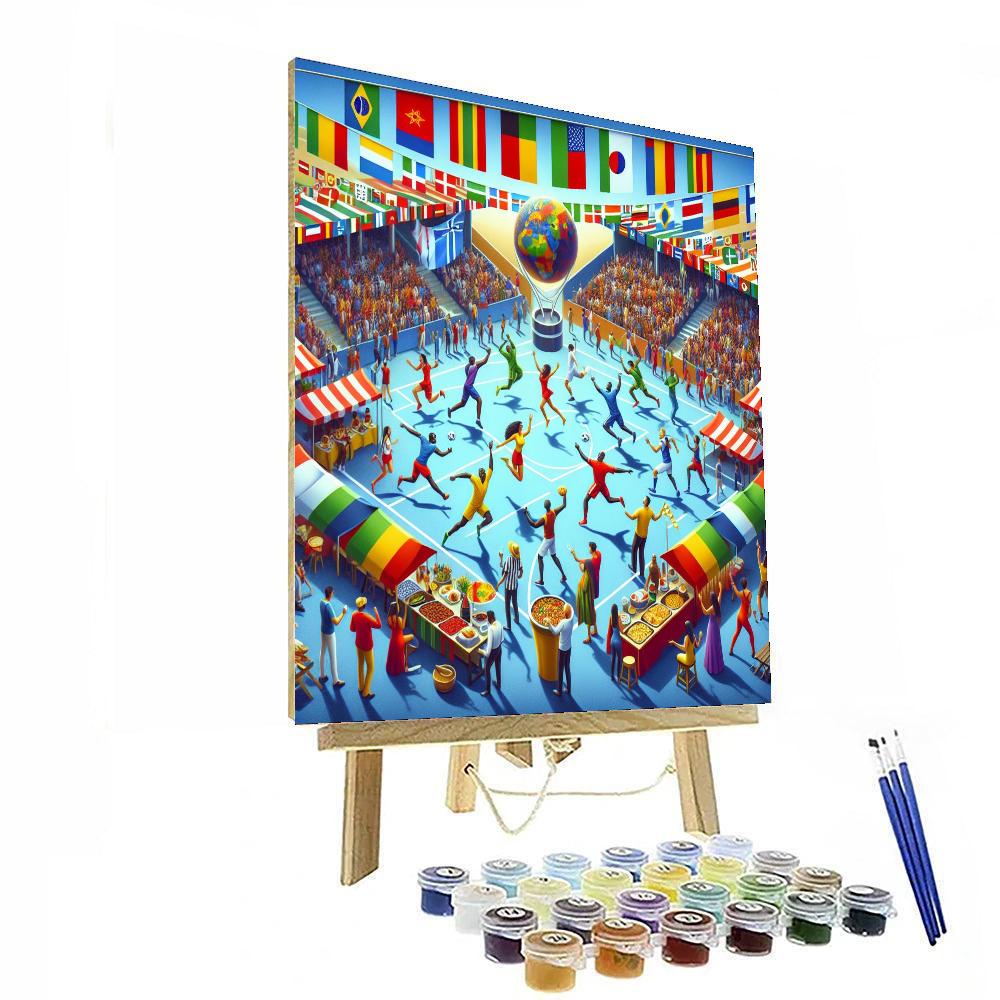 World Cup Carnival - Qatar Paint By Color