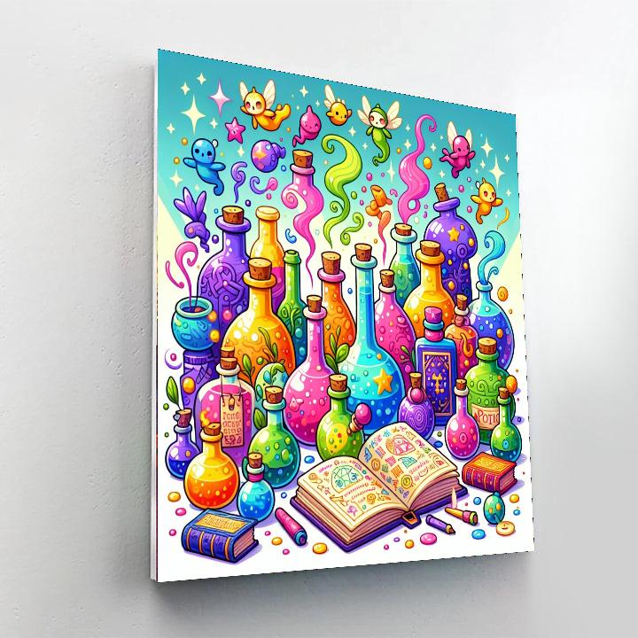 Magic Potion Adventure Number Painting