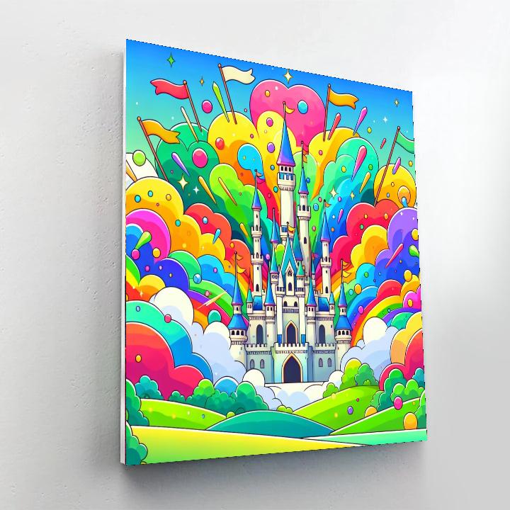 Magic Kingdom Castle Paint By Numbers Kits